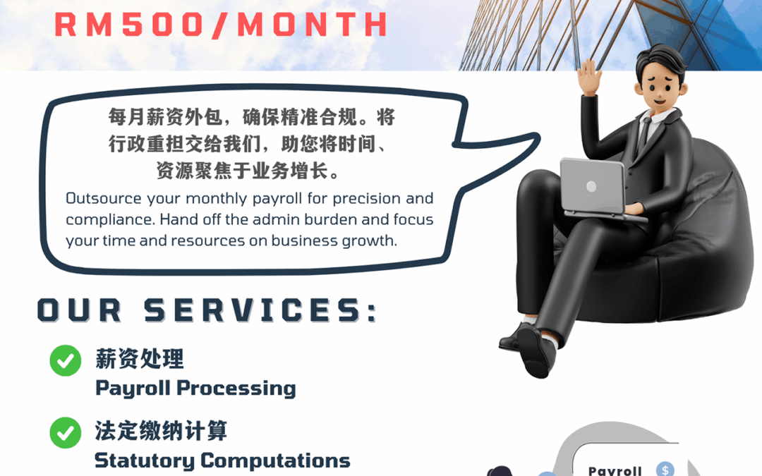 Monthly payroll services